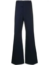 MARTINE ROSE DOUBLE FLARE TAILORED TROUSERS