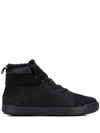 LACOSTE LOGO HIGH-TOP SNEAKERS