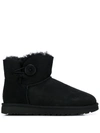 UGG BUTTON FASTENED ANKLE BOOTS