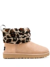 UGG LEOPARD ROLL-DOWN BOOTS