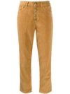 DONDUP CROPPED CORDUROY TROUSERS