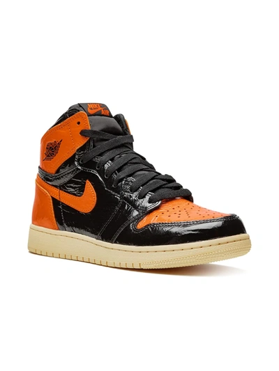 Jordan Kids' Air  1 Retro High Og Gs Shattered Backboard 3.0 In Black