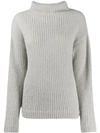 OUR LEGACY RIBBED KNIT ROLLNECK JUMPER