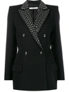 GIVENCHY CRYSTAL EMBELLISHED DOUBLE-BREASTED BLAZER
