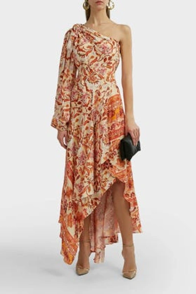 Amur Piper One-shoulder Floral Dress