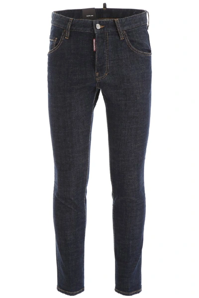 Dsquared2 Slim Fit Denim Jeans In Navy