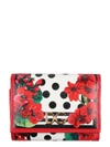 DOLCE & GABBANA PRINTED LEATHER WALLET,11132411