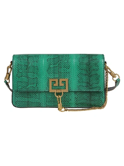 Givenchy Charm Clutches In Green