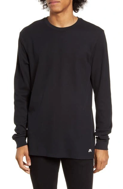 Nike Dri-fit Long Sleeve Thermal T-shirt In Black