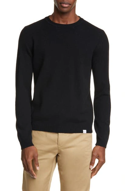 Norse Projects Sigfred Lambswool Sweater In Black