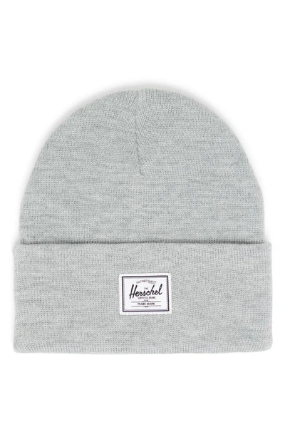 Herschel Supply Co. Elmer Knit Beanie In Heather Light Grey