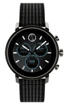 MOVADO BOLD CONNECT CHRONOGRAPH WOVEN STRAP SMART WATCH, 42MM,3660030