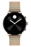 MOVADO BOLD CONNECT 2.0 GLITZ MESH BAND SMART WATCH, 40MM,3660027