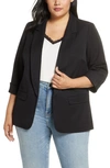 Daniel Rainn Gabardine Blazer In Black