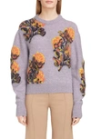 CHLOÉ SOLAR FLORAL JACQUARD SWEATER,C19AMP78610