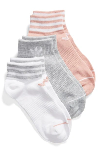 Adidas Originals Adidas 3-pack Ankle Socks In Light Pink
