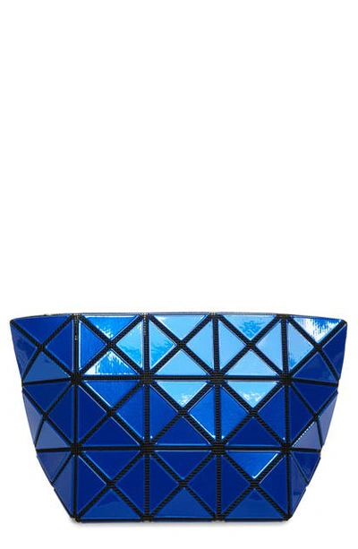 Bao Bao Issey Miyake Prism Metallic Pouch In Blue