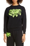 ASHLEY WILLIAMS POWER NAP NEON GRAPHIC SWEATSHIRT,AWAW19115