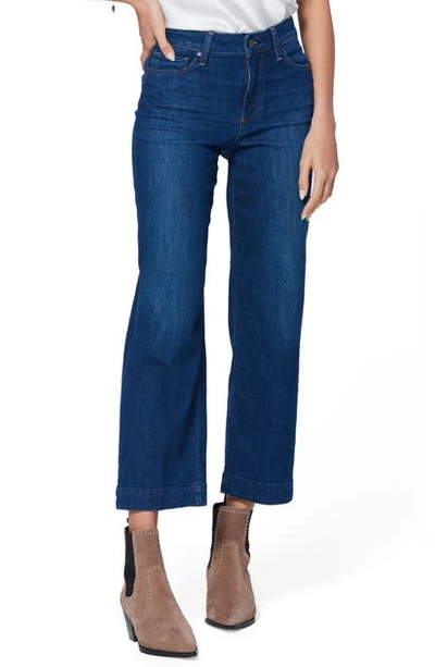 Paige Nellie High Waist Culotte Jeans In Observatory