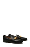Tory Burch Jessa Embellished Leather Loafers In Black