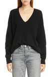 RAG & BONE LOGAN V-NECK CASHMERE SWEATER,WAS19FS0228T22