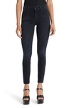 MOTHER THE LOOKER EMBROIDERED HIGH WAIST SKINNY JEANS,1221S-408