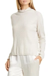MAX MARA SPIGA RIBBED WOOL & CASHMERE FUNNEL NECK SWEATER,336605960000010