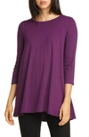 EILEEN FISHER JERSEY TUNIC,R9FTJ-T5200M