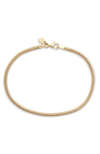 Argento Vivo Mesh Chain Bracelet In Gold