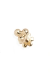 Maria Tash Large Trinity Ball Threaded Stud Earring In Yellow Gold