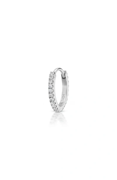 Maria Tash Diamond Eternity Clicker In White Gold