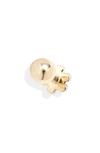 Maria Tash Ball Threaded Stud Earring In Yellow Gold