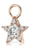 MARIA TASH DIAMOND STAR EARRING CHARM,XCHSTAR45D