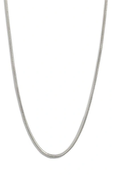 Argento Vivo Mesh Chain Necklace In Silver