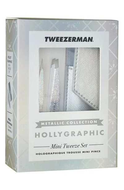 Tweezerman Hollygraphic Mini Slant & Point Tweezer Set