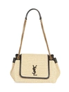 SAINT LAURENT SMALL NOLITA RAFFIA SHOULDER BAG,400011864617