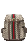 Gucci Ophidia Medium Gg Supreme Canvas Backpack In Multicolour