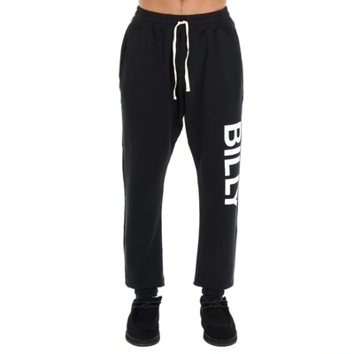 Billy 955 Logo Cotton Blend Twill Pants In Black