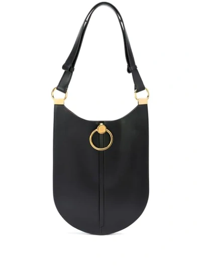 Marni Colour-block Shoulder Bag In Black