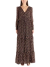 DIANE VON FURSTENBERG DIANE VON FURSTENBERG WOMEN'S MULTICOLOR SILK DRESS,13497DVFTIEPB S