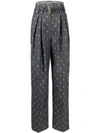 FENDI KARLIGRAPHY TAILORED TROUSERS