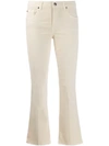 FAY FRINGED TRIM FLARED JEANS