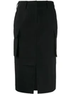 WE11 DONE UTILITY HIGH-WAISTED SKIRT