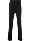FENDI LOGO PATCHED DETAILS TAILORED TROUSERS