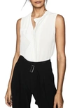 REISS KEELEY RUFFLE FRONT BLOUSE,46518200