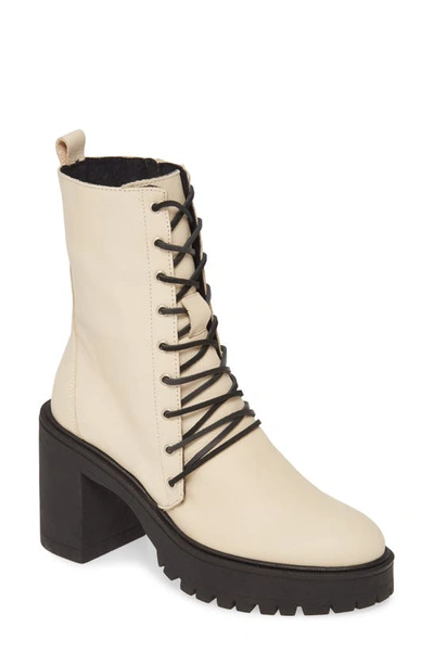Free People Dylan Lace Up Boot In White