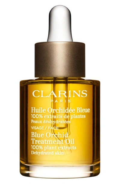 Clarins 1 Oz. Blue Orchid Face Treatment Oil In Yellow
