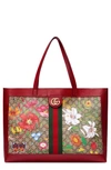 GUCCI FLORA CANVAS TOTE,547947HWHAC