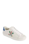 GUCCI NEW ACE EMBROIDERED TENNIS SNEAKER,602684AYO70