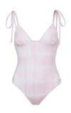 SOLID & STRIPED OLYMPIA TIE DIE ONE-PIECE,776473